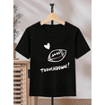 thumbnail image 3 of MAWOTEA The Big Game Football Themed Graphic T-shirts for Kids,Ideal Gift for Birthday,Size 4Year-11Year Old, 3 of 5