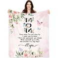 thumbnail image 1 of LHSHID Mom Birthday Gifts Mom Blanket Gifts for Mom Birthday Gifts for Mom Gifts for Mom from Daughter Birthday Gifts for Mom from Daughter Mom Gifts from Daughter Son Soft Throw Blanket 30"x40", 1 of 9