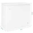 Hotpoint 7.1 Cu ft Manual Defrost Chest Freezer, HCM7SMWW, White