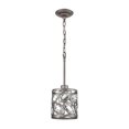 thumbnail image 2 of Crisanta - One Light Mini Pendant  Weathered Zinc Finish With Clear crystal, 2 of 2