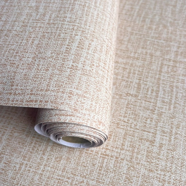 Papel pintado Yancorp, tela texturizada, caqui, tela sintética de hierba, 10 m
