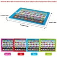 thumbnail image 3 of LNGOOR Interactive Learning Tablet for Youngsters - English Story Reader with Cool Lights  Educational Early Learning Toy  Durable Packaging  Perfect Gift for Halloween & Christmas  Batte, 3 of 7