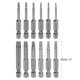 thumbnail image 2 of Uxcell T5-T40 Juego de Puntas de Destornillador Torx de Seguridad Magnético de 6 Puntos, 1/4" de Vástago Hexagonal, Longitud de 2", Paquete de 12, 2 of 6