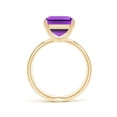 thumbnail image 2 of ANGARA Natural 5.3 Ct. Amethyst Solitaire Ring in 14K Yellow Gold for Women (Ring Size: 6.5), 2 of 9