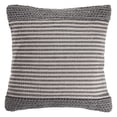 thumbnail image 2 of Laddha Home Designs Handwoven Striped Cotton Throw Pillow Cover - 20" - Gray and Cream, 2 of 7
