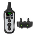 thumbnail image 1 of Entrenador De Perros Perros a prueba de agua Entrenamiento Choque Vibración Sonido Dejar de ladrar Collar (Negro Blanco), 1 of 9
