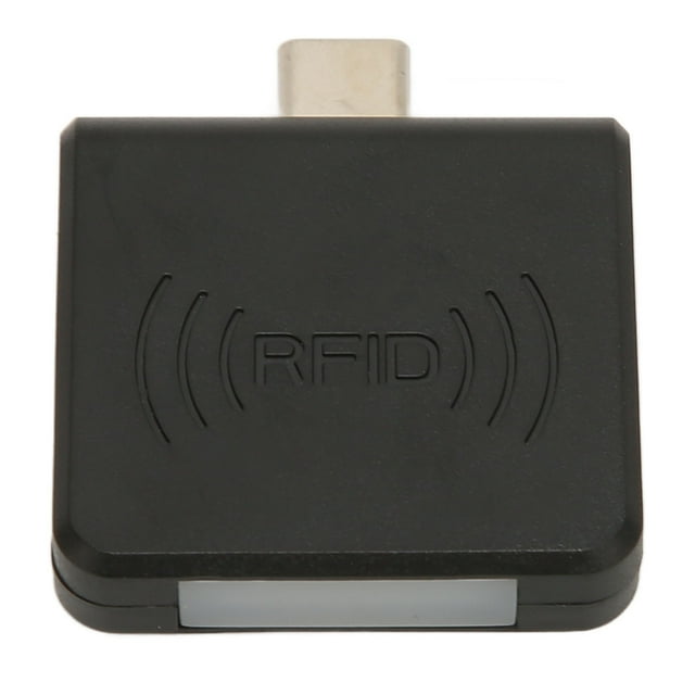 ID Mobile Phone Card Reader, Plug And Play Mobile Phone Card Reader Built In Buzzer Sturdy For Cell Phone Black