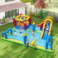 thumbnail image 2 of Costway Inflatable Water Slide Bounce House with Climbing Wall, Splash Pool, 680W Blower, 2 of 10