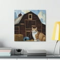 thumbnail image 4 of The Barn Cat's Sleep - Canvas, 4 of 10
