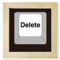 thumbnail image 1 of Delete Empty Discard Keyboard Square Picture Frame Wall Tabletop Display, 1 of 3