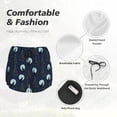 thumbnail image 6 of Picia Night Forest Wolf Pattern Women's 2 in 1 Athletic Running Shorts High Waisted Workout Casual Gym Sweat Shorts with Comfy Liner Zipper Pockets-Large, 6 of 9