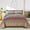 Brown Green, variant on Boho Quilt Queen Size Purple Blue Bohemian Lightweight Microfiber Bed Decor Bedspread for All Season 96"x90"