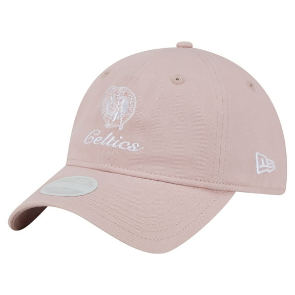 Women's-New Era Pink Boston Celtics Gameday Preppy 9TWENTY Adjustable Hat