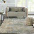 thumbnail image 3 of Nourison Solace Modern Abstract Grey/Beige 5'3" x 7'3" Area Rug, (5' x 7'), 3 of 10