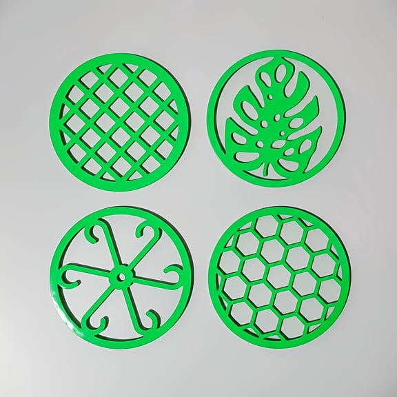 8PCS Plant Cutting Holders with Succulent Tray, Green Plastic Propagation Station Inserts for Indoor Plants, Cute Leaf Support Stakes for Garden Pots