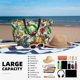 thumbnail image 5 of Fotbe Vegan1 Bolsa de Viaje para Playa - Resistente al Agua, Bolsa Tote de Gran Capacidad y Ligera con 7 Bolsillos para Mujeres y Hombres, 5 of 7