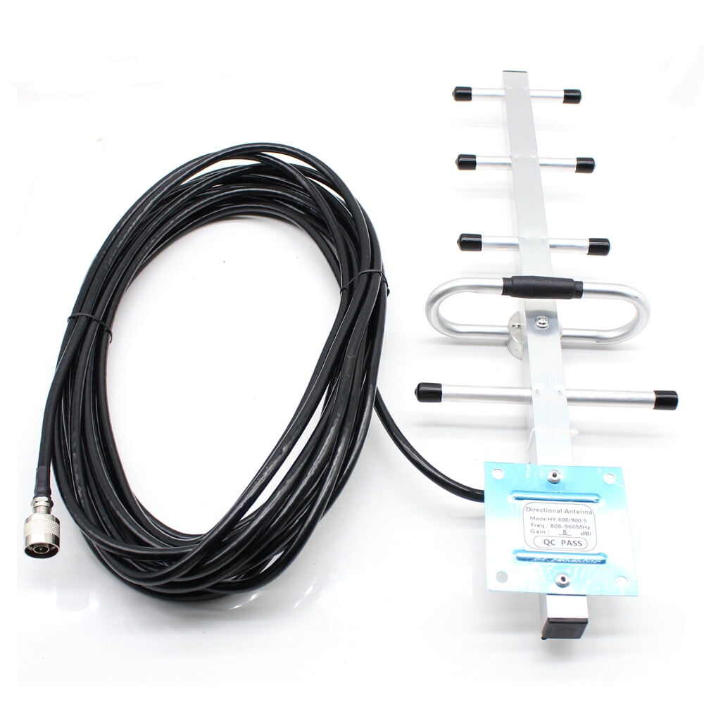 GSM 900MHZ Mobile Phone Signal Amplifier Repeater Cell Phone Signal Booster, Home Cell Phone Booster Network Booster +Yagi Antenna
