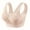 Beige, variant on SMihono Hana Bra - Cotton Buttonless Comfy Lifting Shaping Bra, Plus Size Breathable Cool Lift up Air Seamless Bras Purple XXL