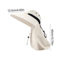 thumbnail image 3 of Outdoor Safari Hat with Neck Veil, Wide Brim Sun and Bug Protection Hat for Camping and Fishing, Breathable Mesh Hat for Warm Weather Adventures, 3 of 7