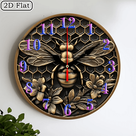 2D flat 1pc,log cabin_ wood wall clock Home&Seasonal Decoration, For Yard, Mall, Garage, Coffee Shop, Home, Best Gift, for a Friend room decor halloween 10*10inch