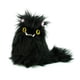 thumbnail image 1 of Muñeca de peluche con forma de gato negro de 20 cm de largo, en algodón y felpa, 1 of 1