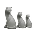 thumbnail image 1 of Colección de figuras de gatos pequeños a escala 1/12, estatua pequeña y linda, modelo de animal de simulación Gris, 1 of 9