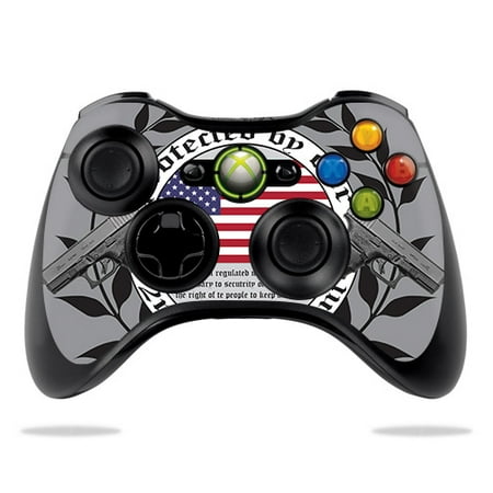 Vision Camera Xbox 360 MightySkins Skin Compatible With Microsoft Xbox 360 Controller - 2nd Amendment | Protective, Durable, and Unique Vinyl Decal wrap cover | Easy To Apply, Remove, and Change Styles | Made in the USA ()