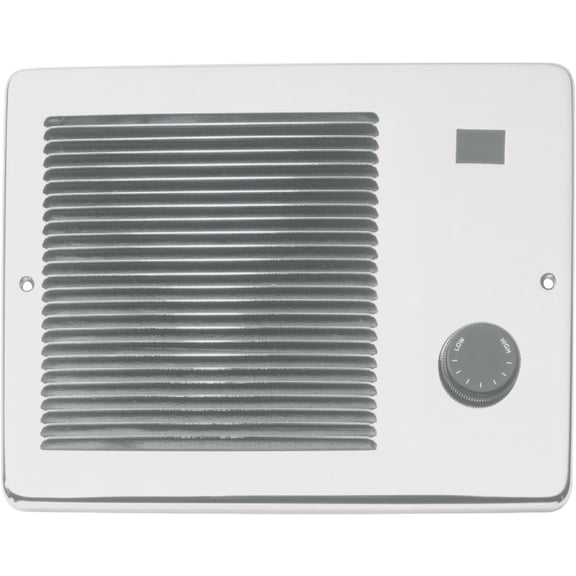 Broan-NuTone Wall Heater White 1500W Electric 1 Speed Adjustable Thermostat Space Heater