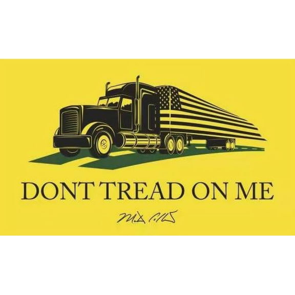 Trucker Gadsden 3'x5' Flag ROUGH TEX® 100D