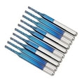 thumbnail image 3 of Enrutador de carburo 10pcs - Broca de corte de enrutador de carburo 10pcs Broca de grabado de molino de extremo de maíz azul para maquinaria CNC PCB(1.5mm), 3 of 10
