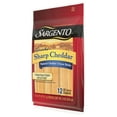 Sargento® Sharp Natural Cheddar Cheese Snack Sticks, 12Count