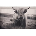 thumbnail image 2 of Coolnuti Highland Cow Valances for Windows 36 Inch Small Window Blackout Valance Curtains Rod Pocket Window Curtains Treatment for Kitchen Bathroom Cafe, 1 Panel Home Decor, 2 of 7
