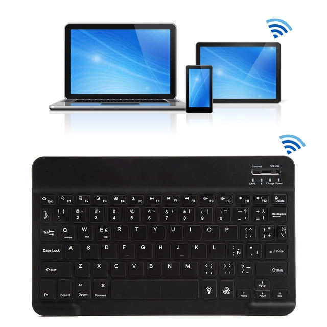 Keyboard, Keyboard RGB Backlight Fast Typing For Tablets For Laptops For Smartphones Black