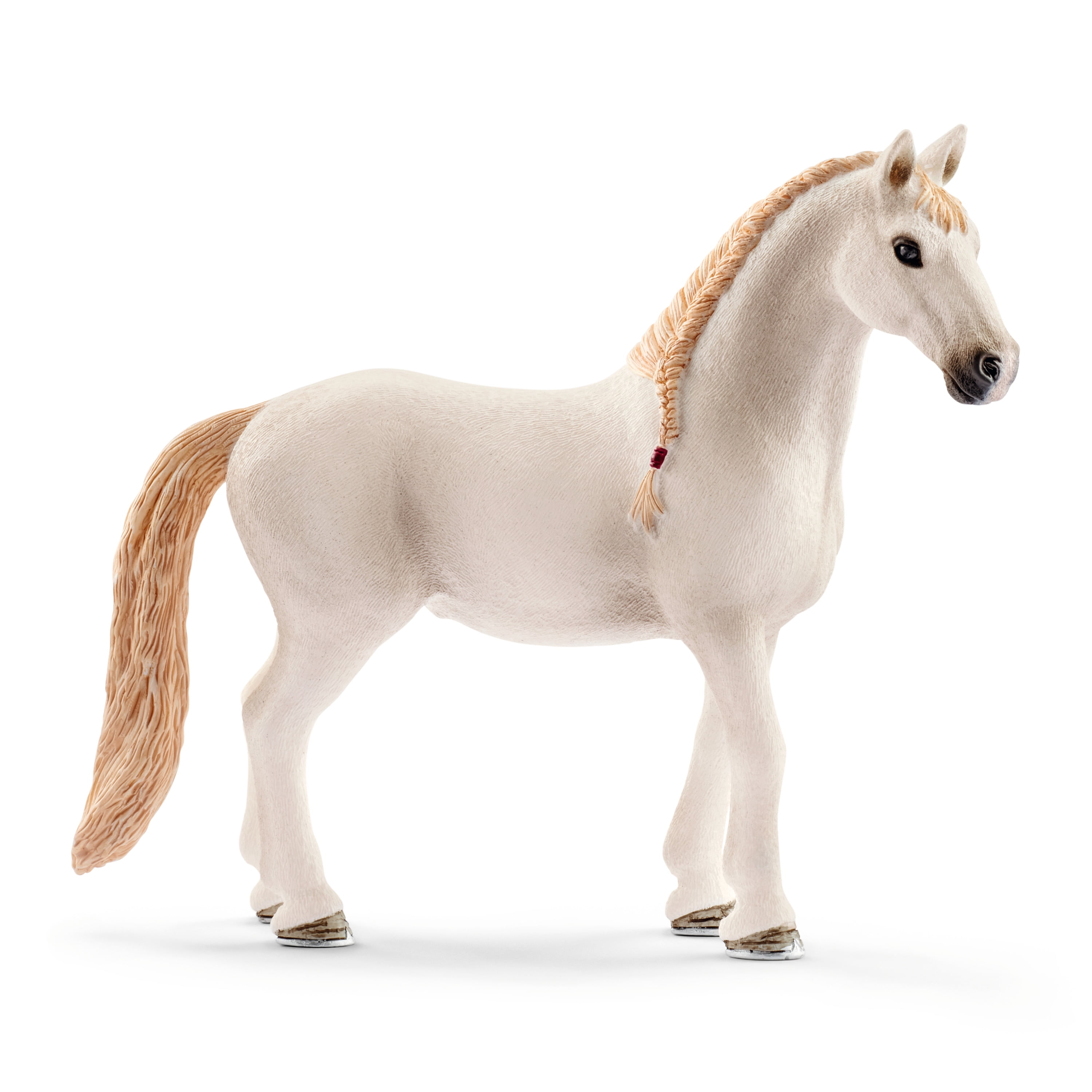 Schleich - Horse Club: Horse Stall with Lusitano Horses Toy Figurine Playset , 20 Pcs