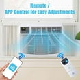 thumbnail image 5 of IdealHouse 12,000 BTU Window Air Conditioner with WiFi, Smart AC Unit for Rooms Up to 550 Sq. Ft., Remote & App Control, Timer Function, Easy Install Kit, White, 5 of 8