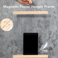 thumbnail image 4 of Wood Poster Hanger,  Poster Hanger Frame Multipurpose Easy Operation Replaceable Pine Easy To Install  for Prints for Photos, 4 of 7