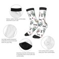 thumbnail image 3 of Fuzoiu Cute French Bulldog Print Kids Socks For Boys Girls,Grip Crew Socks with Non Slip,Lightweight Stretch Crew Socks,Toddlers Crew Boot Socks, 3 of 5