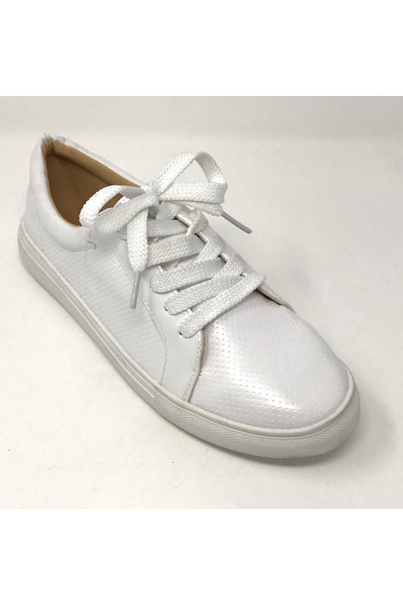 Women's Perforated Lace up Sneakers