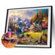 thumbnail image 2 of Cuadros Decorativos Kit de pintura de diamante 5D paisaje de jardín DIY imágenes de mosaico de taladro redondo completo Sywqhk Nuevos Originales, 2 of 9