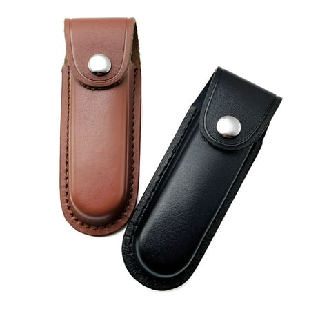 GASTROPOD Folding Knife Sheath Pouches Leathers Holsters Belt Pocket Knife Holder