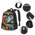 thumbnail image 2 of Fotbe Colorful Koi Fish Art Mochila para Hombre y Mujer - Tela Oxford 600D Resistente - Mochila Impermeable de Gran Capacidad para Escuela, Viajes y Senderismo, 2 of 6