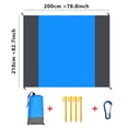 thumbnail image 6 of COREBAY-Sand Protection Beach Blanket，Padded picnic blanket - 79*83 inch - Lightweight outdoor picnic blanket, heat-resistant, quick-drying and compact., 6 of 6