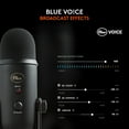 thumbnail image 3 of Micrófono USB Blue Yeti para grabación, streaming, juegos, podcasting en PC y Mac, micrófono de condensador para ordenador portátil o ordenador con efectos VO!CE azules, soporte ajustable, Plug and Pl, 3 of 5