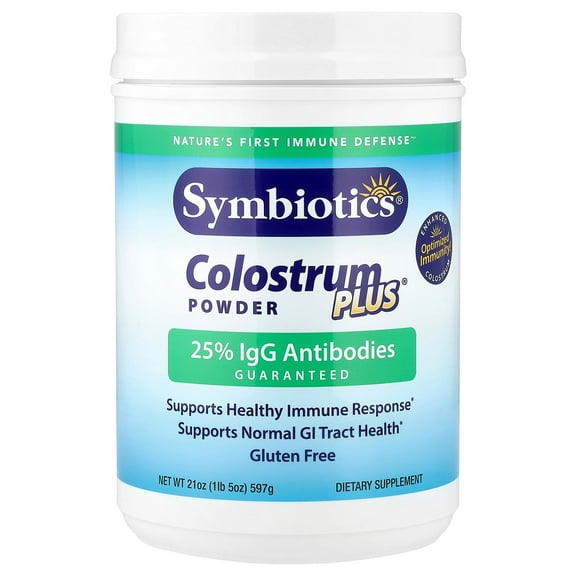 Symbiotics Colostrum Plus Powder, 21oz