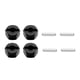 thumbnail image 3 of 4 Uds. Bujes de rueda hexagonales CUTICAT 12mm negro, 3 of 7