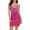 Red, variant on Women's Sparkly Sequin Dress Sexy Crisscross Lace Up Back Homecoming Dress Spaghetti Strap Bodycon Party Dress