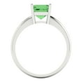 thumbnail image 4 of Solitaire Engagement Ring for Women - 1.5ct Simulated Green Diamond in 18K White Gold Promise Ring, 4 of 6