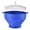 Blue, variant on Oven Safe Silicone Popcorn Maker, Microwave Popcorn Bowl with Ventilated Lid, Collapsible Heat Resistant Bucket for Home Movie Night Snacks Kitchen Storage,Red