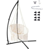 GARTIO Hammock Chair C-Stand, Steel Hammock Stand for Air Porch, Tree Tent, Lounger