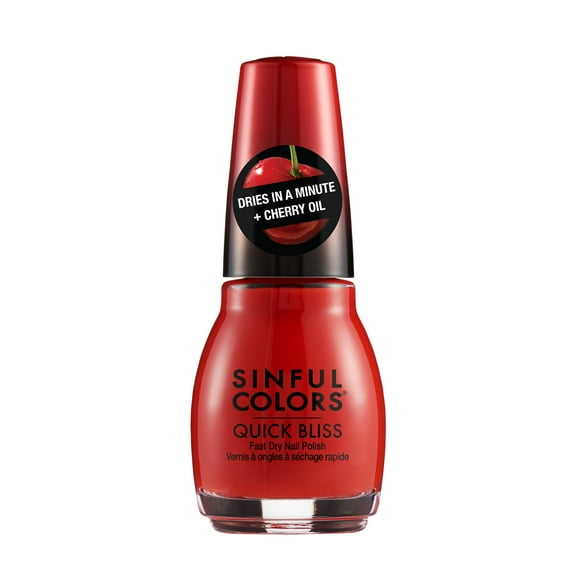 Sinful Colors Quick Bliss Nail Polish, Cherry Chaser